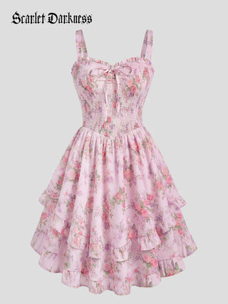 FABIENNE™ - Spring Tea Party Milkmaid Dress