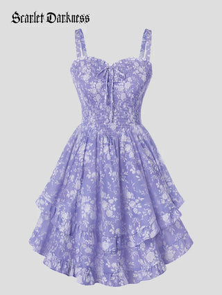 FABIENNE™ - Spring Tea Party Milkmaid Dress