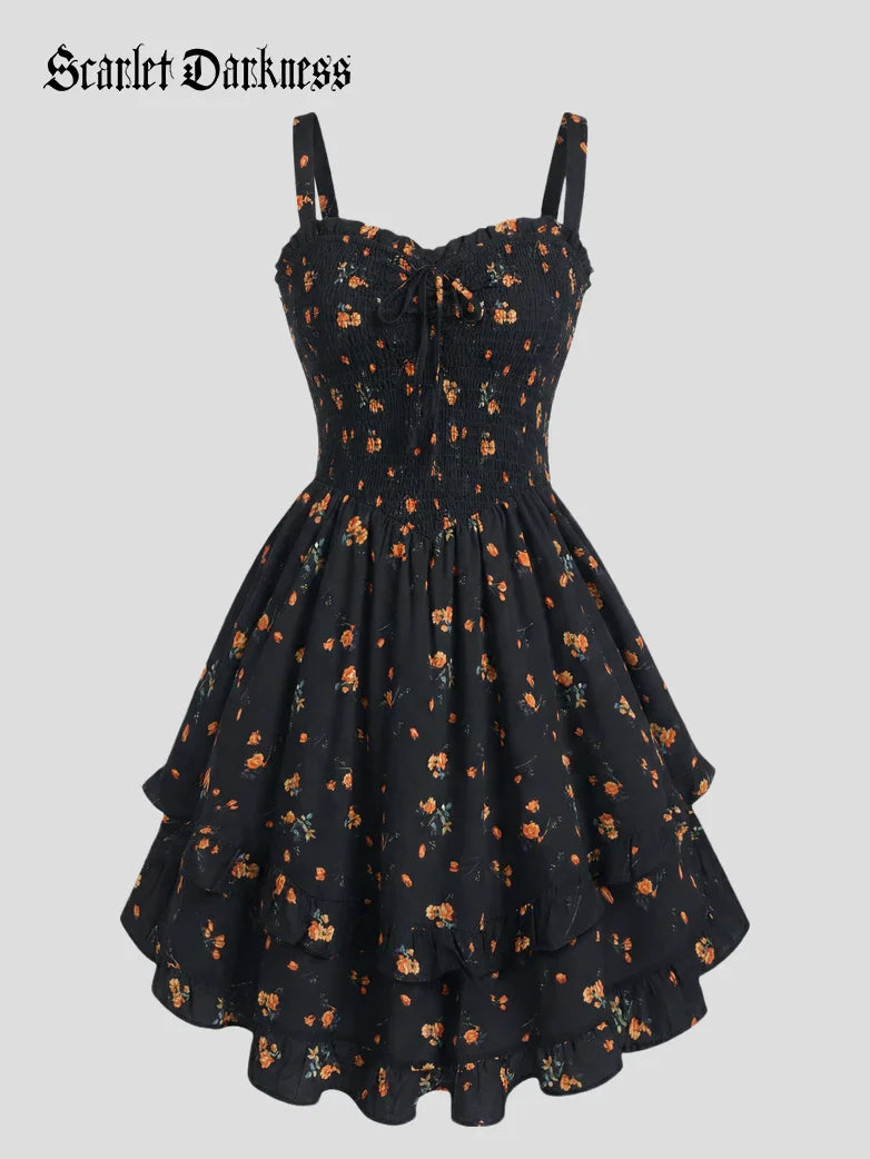 FABIENNE™ - Spring Tea Party Milkmaid Dress