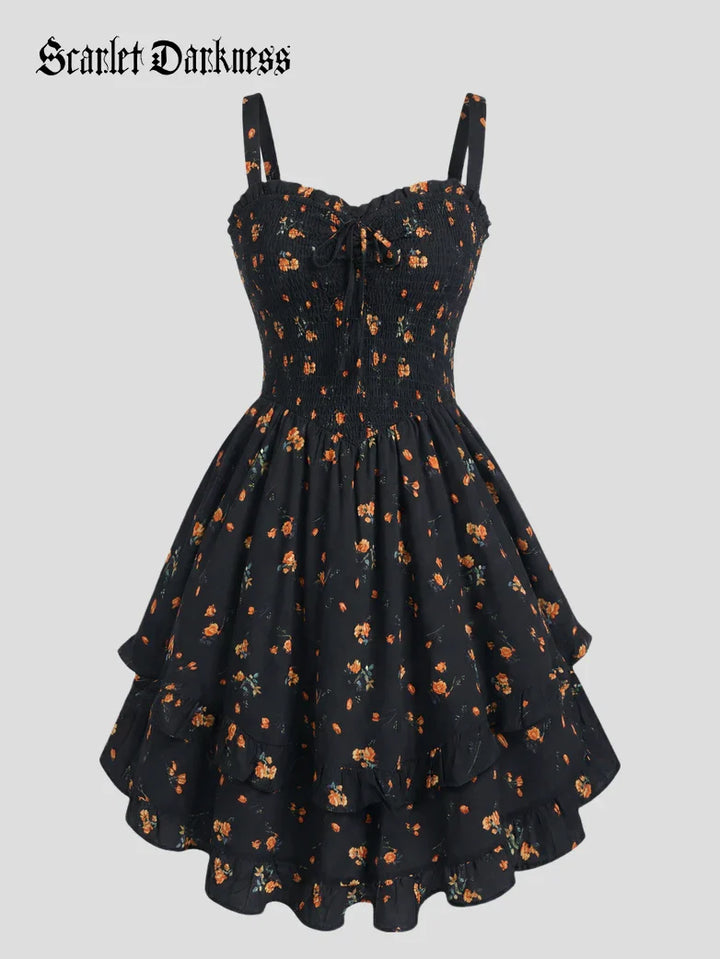 FABIENNE™ - Spring Tea Party Milkmaid Dress