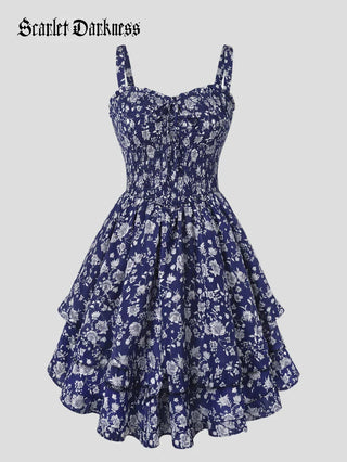 FABIENNE™ - Spring Tea Party Milkmaid Dress