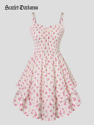 FABIENNE™ - Spring Tea Party Milkmaid Dress