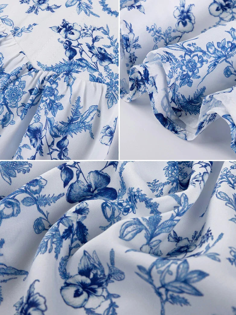 Victoria Corset floral A-Line Dress for Vacation
