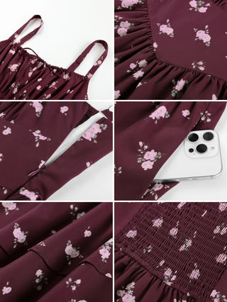 BERTHE™ - Summer Floral Puffy Corset Dress