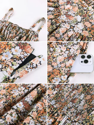 BERTHE™ - Summer Floral Puffy Corset Dress