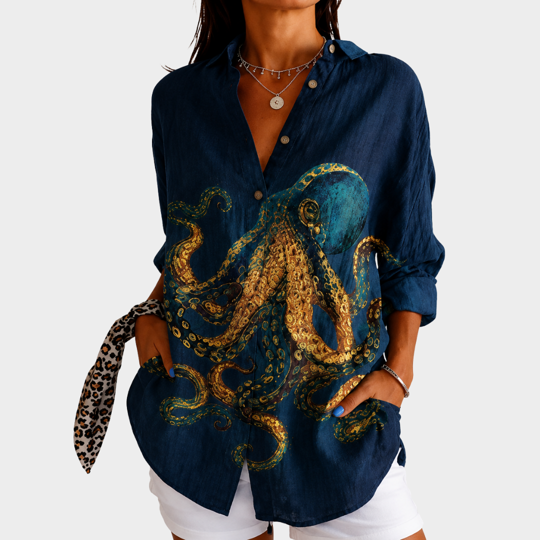 INES | Ocean Treasure Blouse