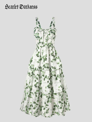 YVETTE™ - Summer Night Floral Wedding Dress
