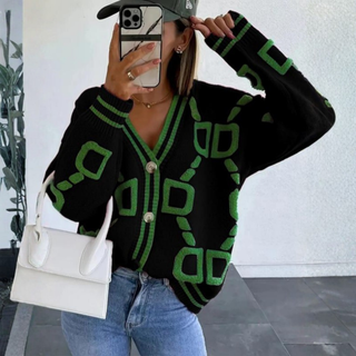 ELEA™ - Classy Button Down Long Sleeve Cardigan