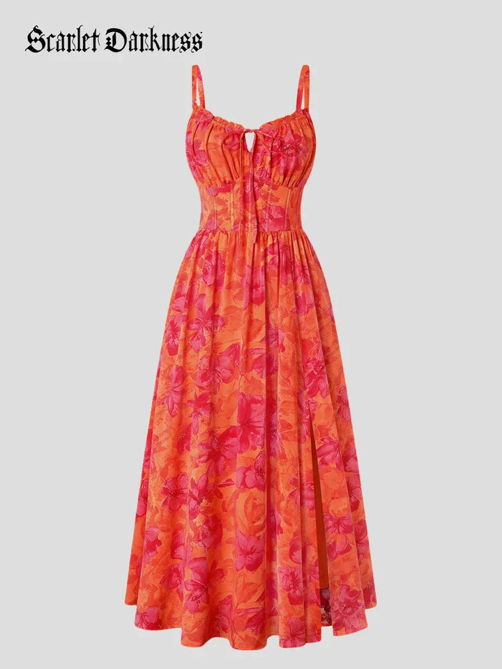 CORINNE™ - Floral Wedding Guest Dress