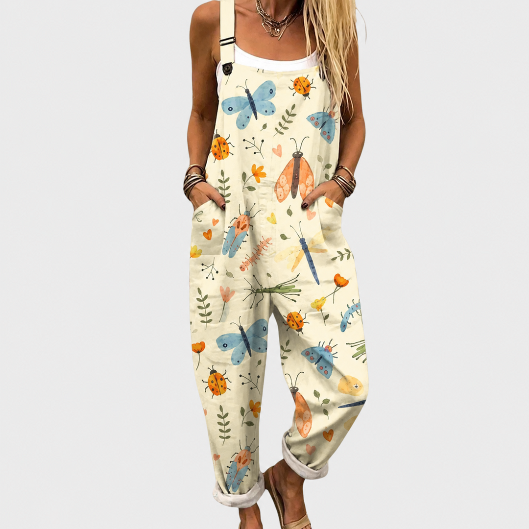 ZAFIRA™ - Relaxed Printed Overalls