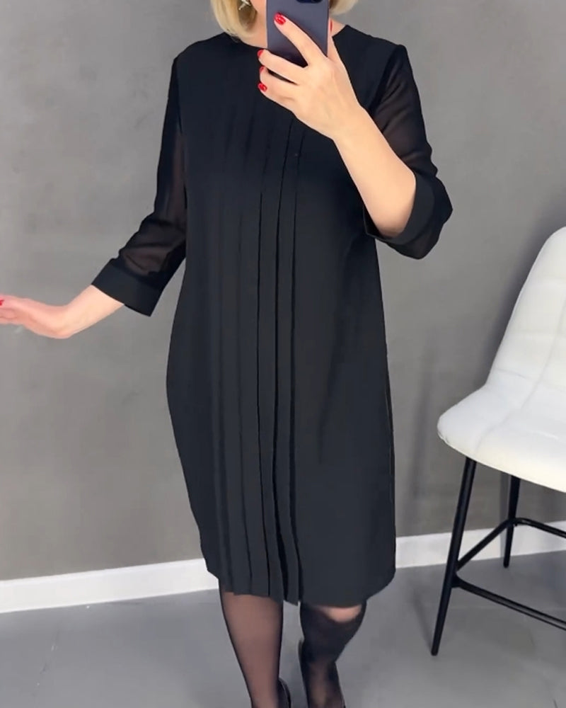 MARGOT™ - Elegant Pleated Dress