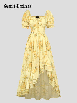 RAPHAELLE™ - Victorian Puff-Sleeve Wedding Dress