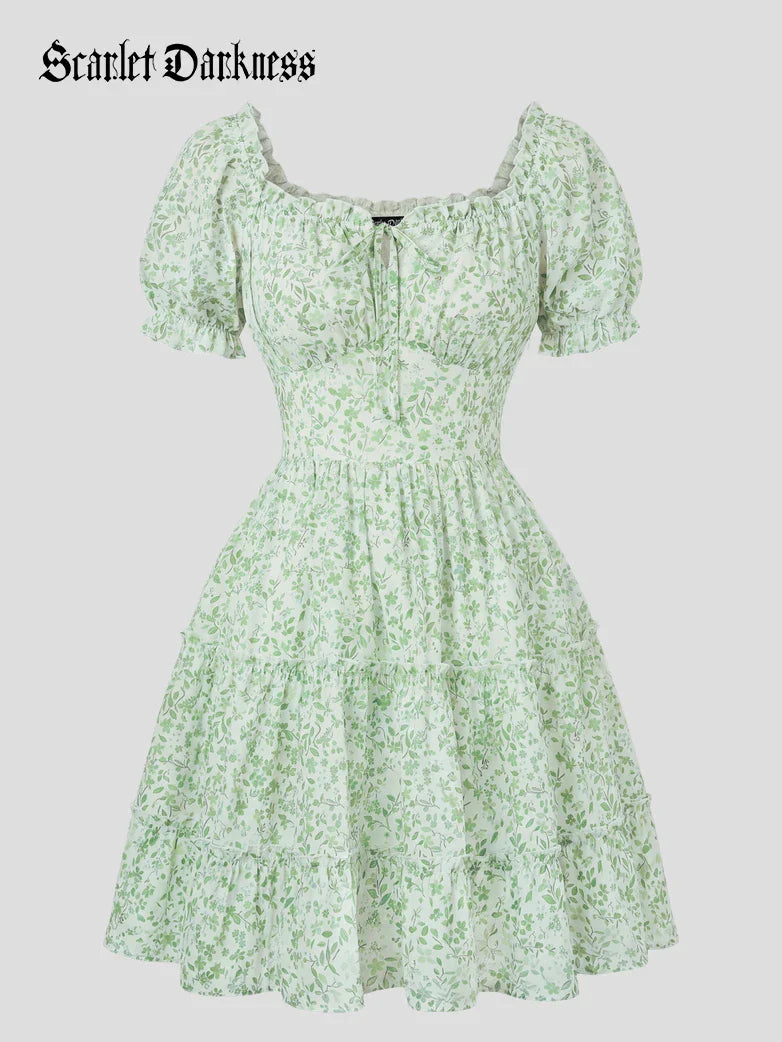 PASCALE™ - Victorian Summer Floral Dress
