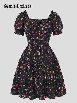 PASCALE™ - Victorian Summer Floral Dress