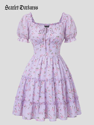 PASCALE™ - Victorian Summer Floral Dress