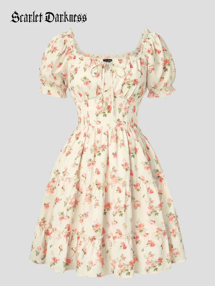 PASCALE™ - Victorian Summer Floral Dress