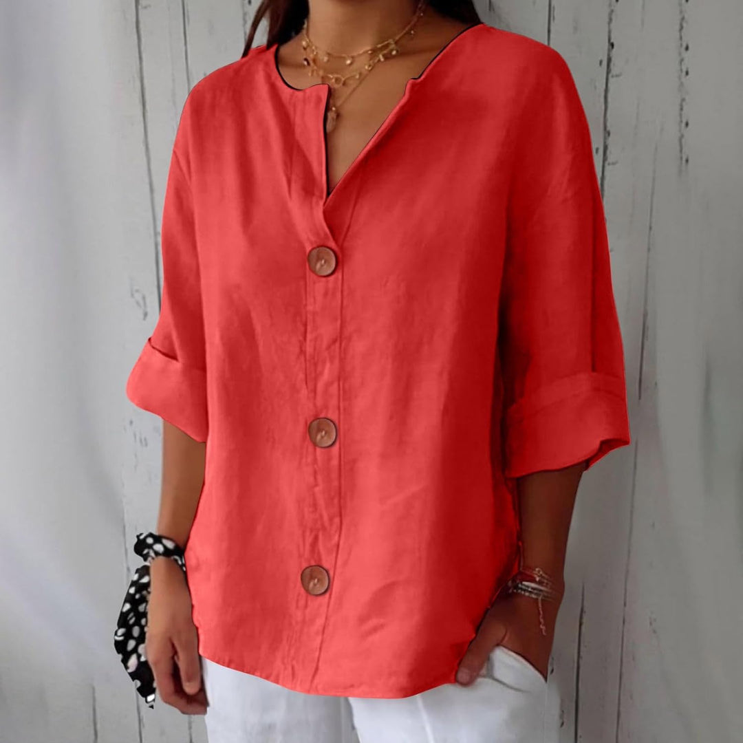 Beatrix - Loose-fitting Summer Blouse