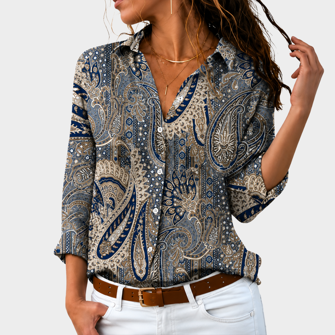 DESIREE | Timeless Paisley Blouse