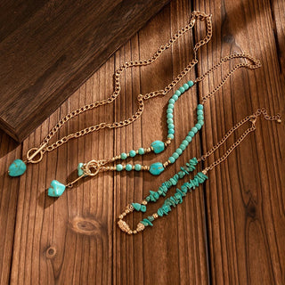 CLEMENTINE - Statement Turquoise Necklace