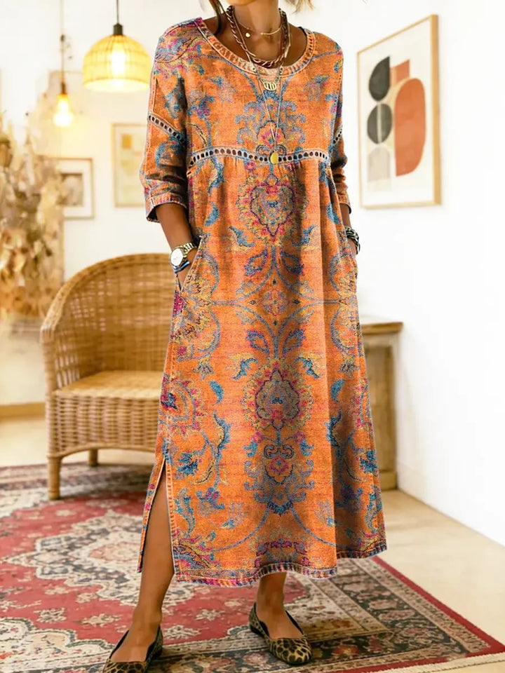 MARISOL printed flowy summer dress