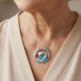 AUGUSTINE - Silver Necklace & Bonus Earring Set