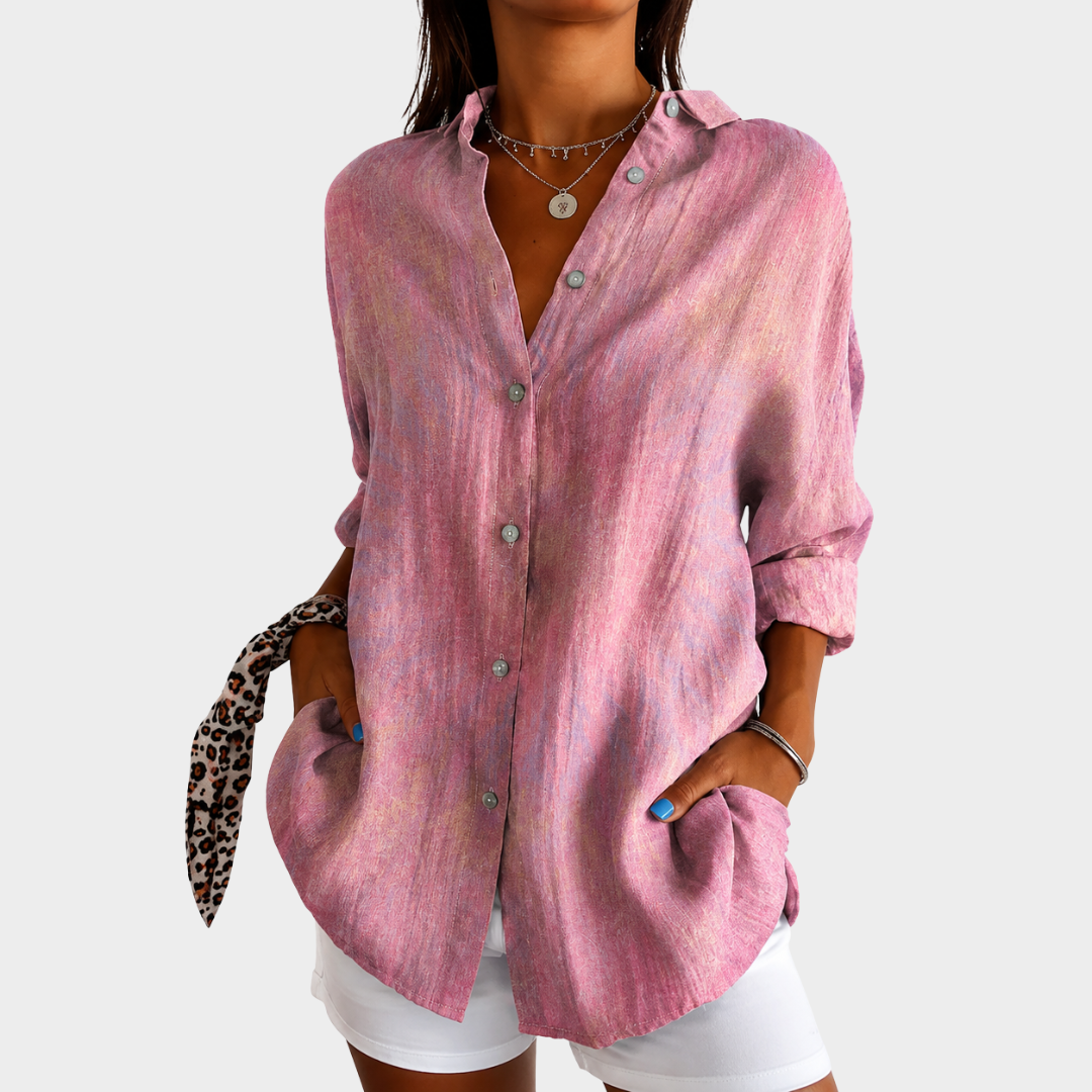 FELICITY | Blush Whisper Blouse