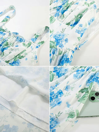 PERRINE™ - Summer Floral Milkmaid Dress