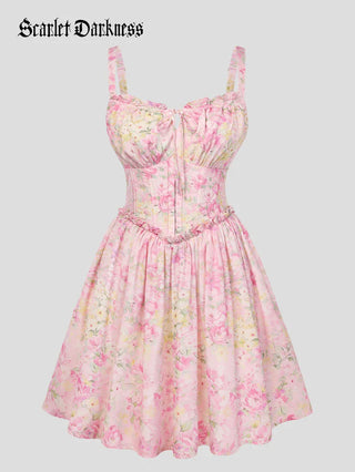 ROSELINE™ - Victorian Floral Corset Dress