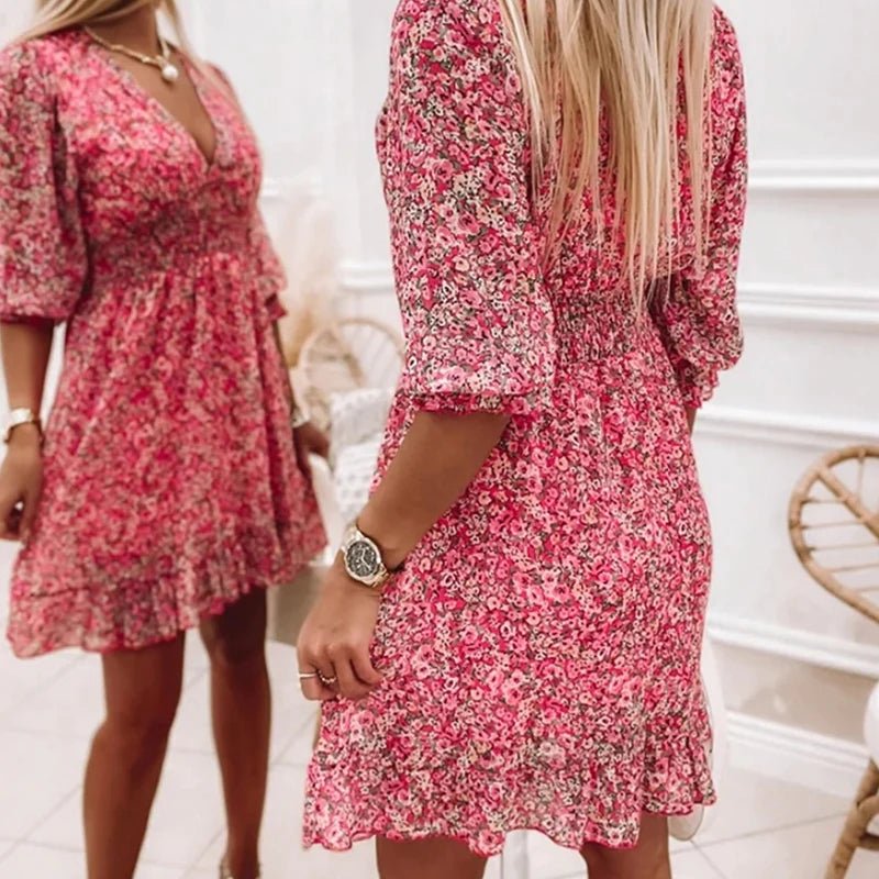 Wren™ - Elegant Floral Dress