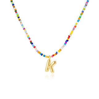 MACY™ - Colorful Bubble Letter Necklace