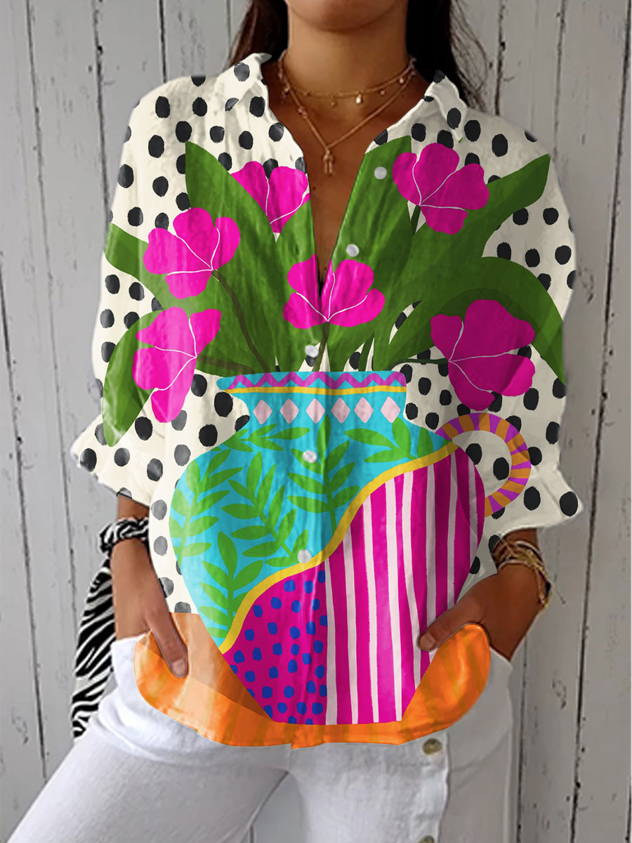 Anouk - Blooming Vase Blouse