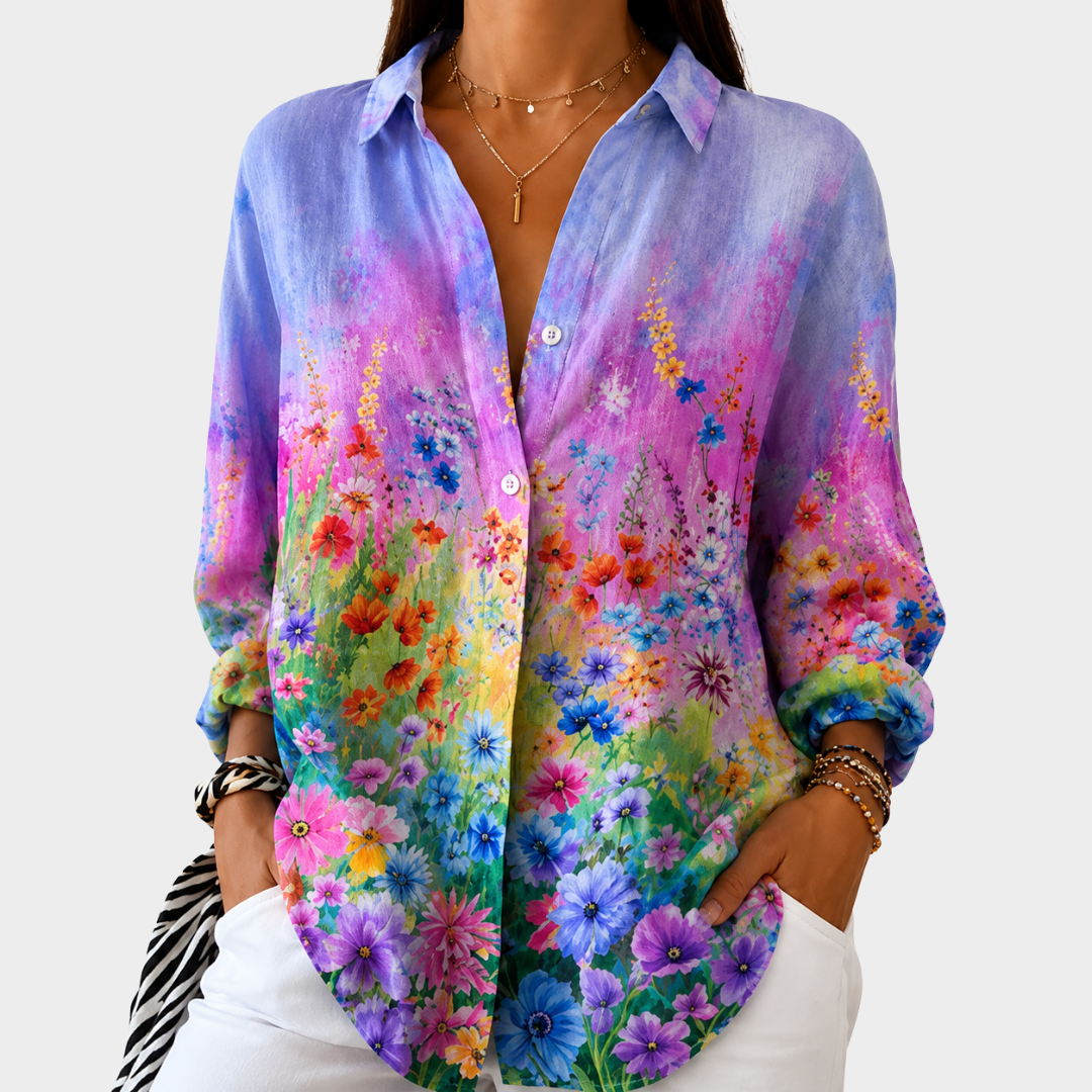 ARABELLA | Wildflower Sunset Blouse