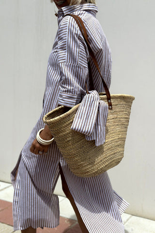 Priya™ - Timeless Striped Shirt Dress