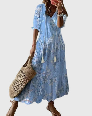 Imara™ - Boho Vintage Summer Maxi Dress