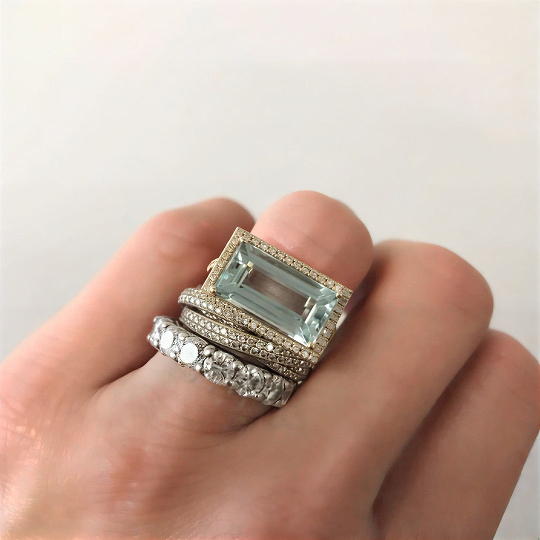 URSULINE - Vintage Turquoise Ring Set