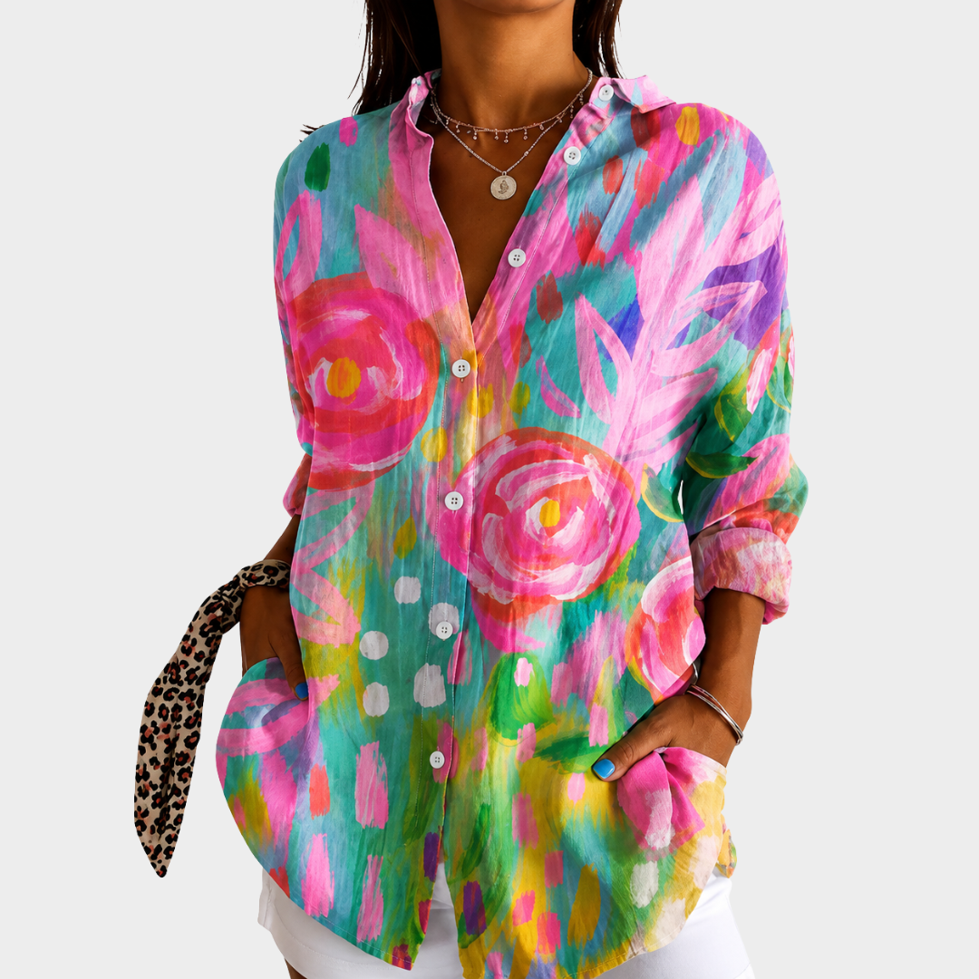 ROMILLY | Painted Garden Blouse