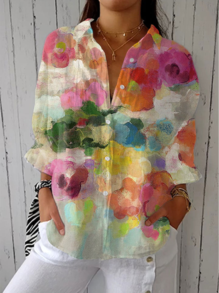 Solange - Watercolour Dreams Blouse