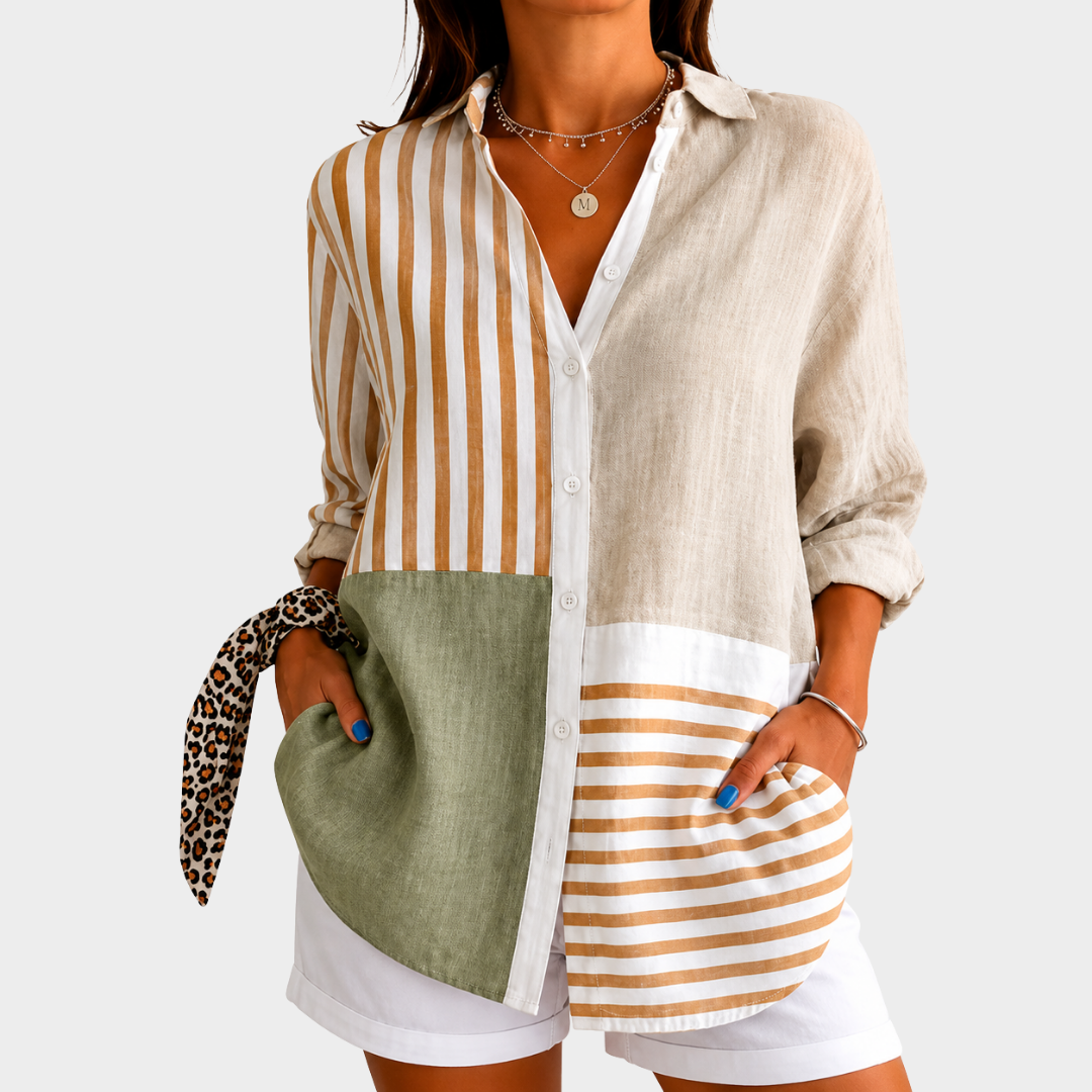 LAVINIA | Coastal Harmony Blouse