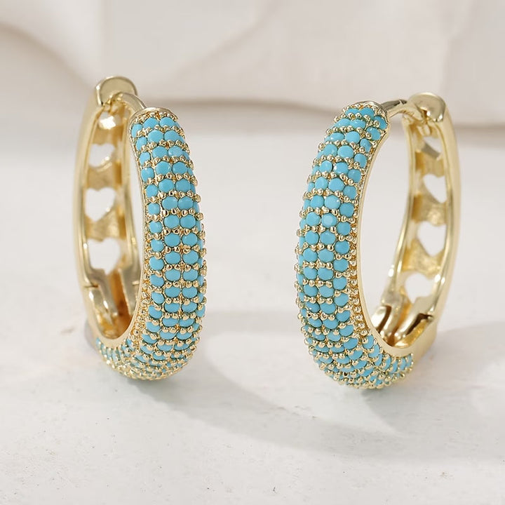 XIMENA - Charming Turquoise Earrings