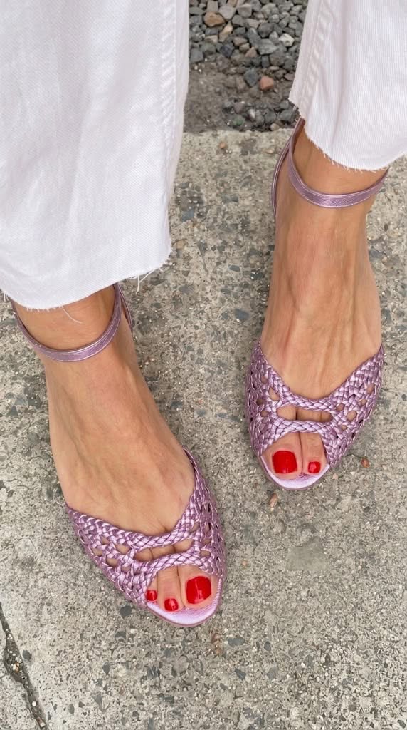 ISADORA™ - Woven Gold Statement Sandals