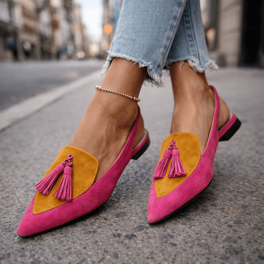 TALISKA - Pink and Mustard