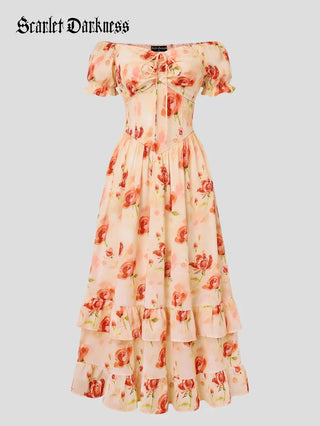SEVERINE™ - Off-Shoulder Floral Pocket Sundress