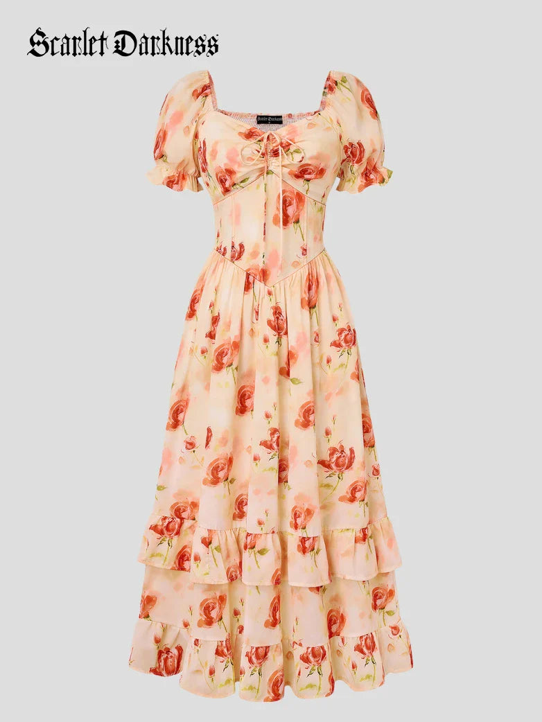 SEVERINE™ - Off-Shoulder Floral Pocket Sundress