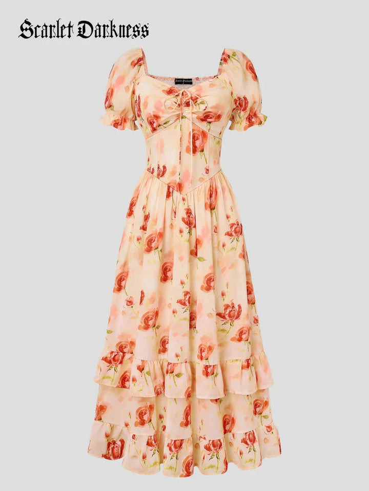 SEVERINE™ - Off-Shoulder Floral Pocket Sundress