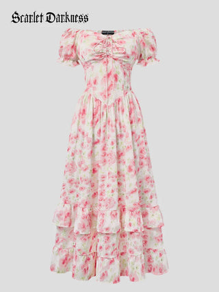 SEVERINE™ - Off-Shoulder Floral Pocket Sundress