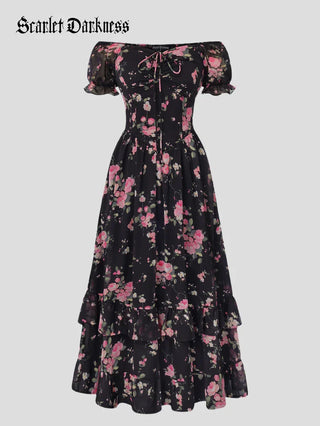 SEVERINE™ - Off-Shoulder Floral Pocket Sundress