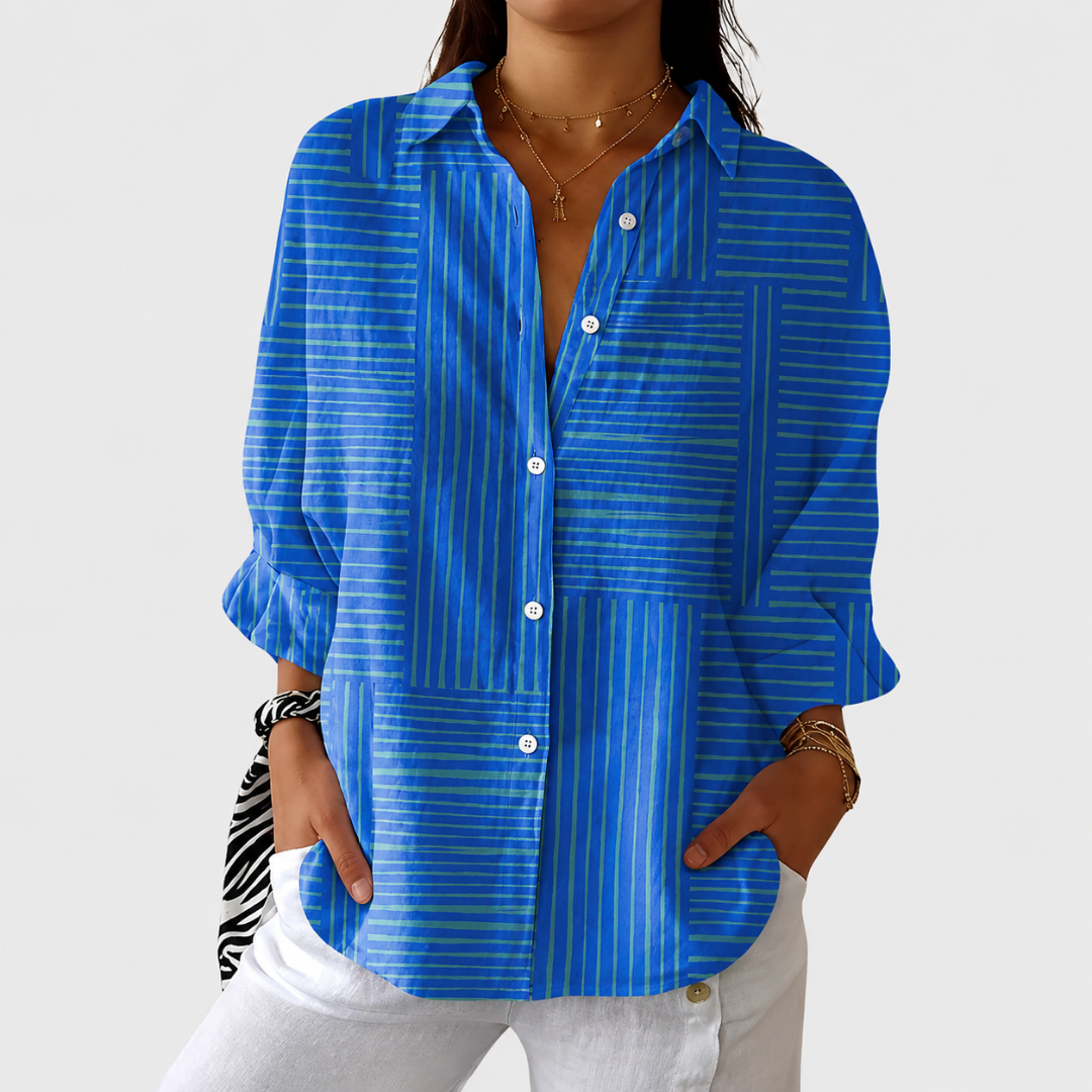 VIOLETTA | Cheerful Printed Blouse