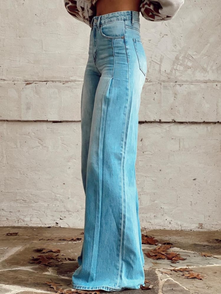LUCIENNE™ - Elegant Wide-Leg Trousers
