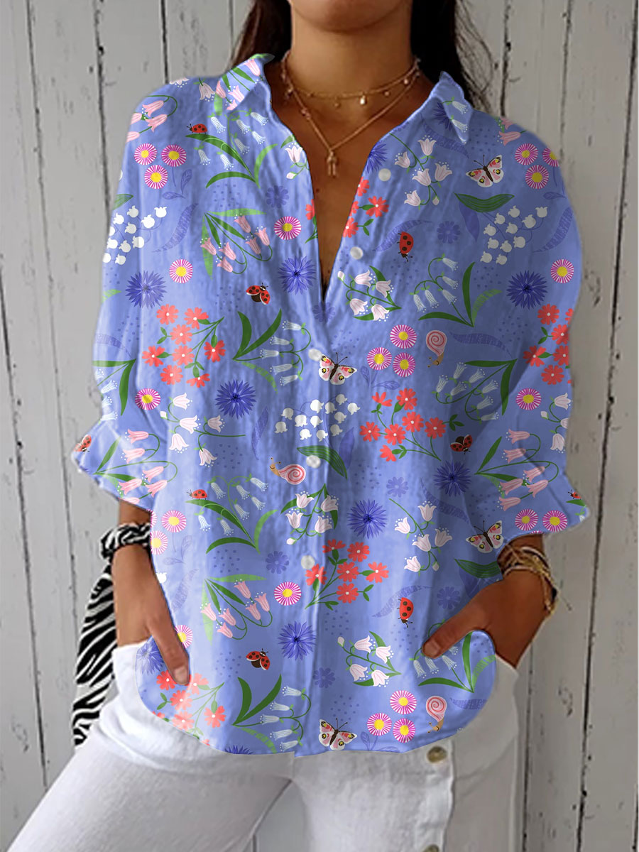 Rosamund - Bloom Meadow Blouse