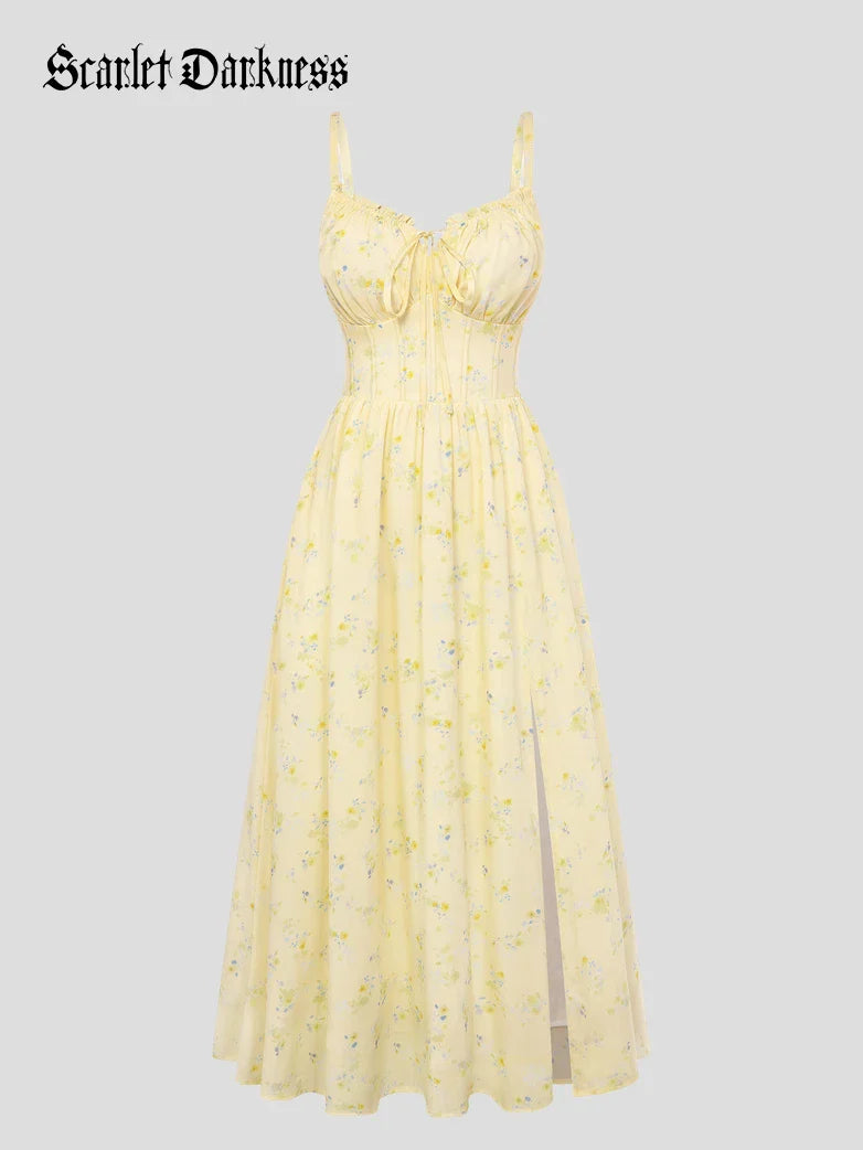 CORINNE™ - Floral Wedding Guest Dress
